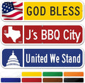 Custom Street Sign, Address Sign, 8 Colors, Reflective Option, Mounting Options by MySignCenter