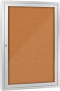 Enclosed Bulletin Board with Locking Door, Outdoor Bulletin Board Weatherproof by Unknown