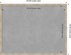 Amanti Art Silver Framed Magnetic Board 19x25 Medium Vision Board - Image 4