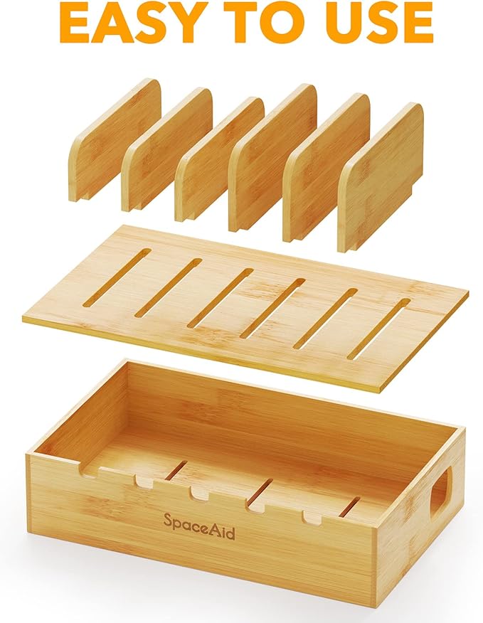 SpaceAid Bamboo Charging Station - Image 5