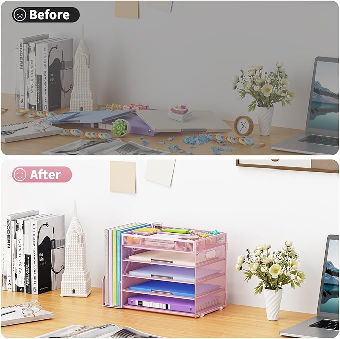 Marbrasse 5-Tier Desk Organizer - Image 5