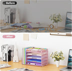 Marbrasse 5-Tier Desk Organizer - Image 5