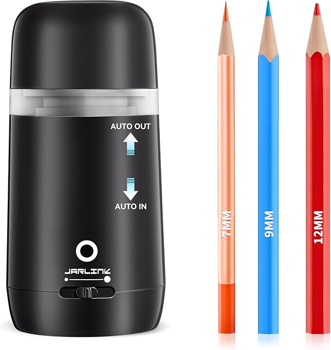 JARLINK Automatic Electric Pencil Sharpener by JARLINK