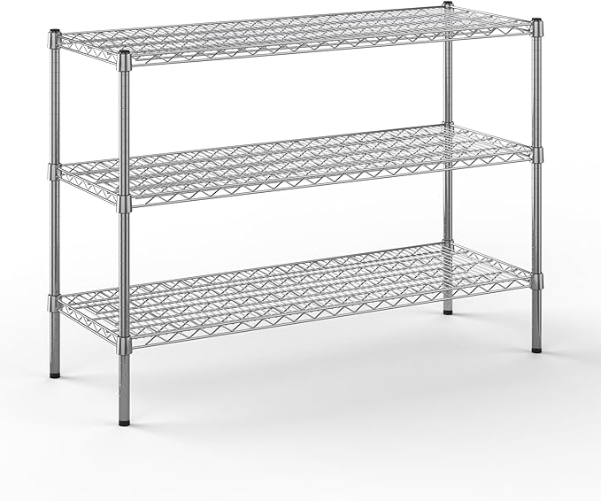 Regal Altair 18" Deep x 48" Wide x 34" Height Wire Shelving Kit | 3-Tier | NSF by Regal+Altair