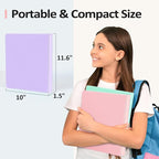 BinderX Extra Durable 3 Ring Binder, Round Ring 1 Inch Binders, Fits 175 Sheets - Image 6
