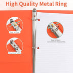 SUQJOY 0.5-inch 3 Ring Binder - Image 5