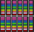 KICNIC 3000 Pieces Page Markers Sticky Index Tabs, Arrow Flag Tabs Self Adhesive by KICNIC