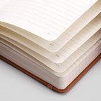 EMSHOI Lined Journal Notebook, 120 gsm Leather Hardcover - Image 4