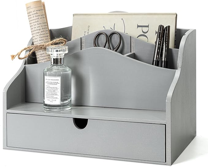 Rebee Vision Pine Wood Mail Organizer by REBEEVISION