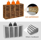 HOOBRO Wooden Literature Organizer, 36-Slot Mail Sorters, Removable Classroom - Image 4