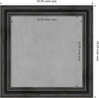 Amanti Art Black Framed Magnetic Board 25x25 Medium Vision Board - Image 4