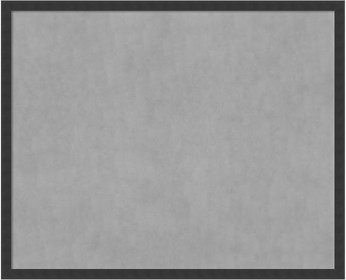 Amanti Art Black Framed Magnetic Board 34x42 X-Large Vision Board by AmantiArt