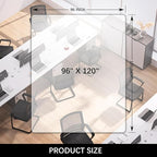 Kuyal Clear Chair Mat, Hard Floor Use - Image 7