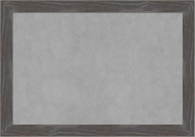 Amanti Art Grey Framed Magnetic Board 19x27 Medium Vision Board by AmantiArt