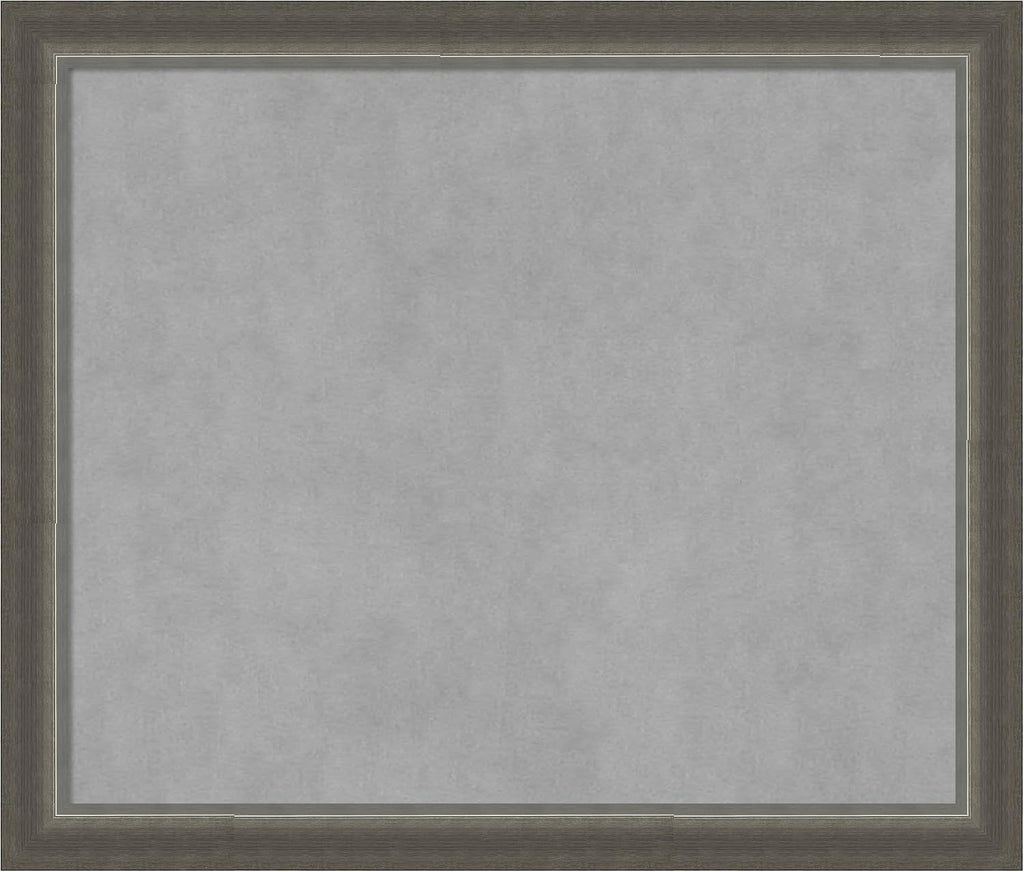 Amanti Art Silver Framed Magnetic Board 23x27 Medium Vision Board