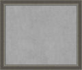Amanti Art Silver Framed Magnetic Board 23x27 Medium Vision Board by AmantiArt