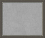 Amanti Art Silver Framed Magnetic Board 23x27 Medium Vision Board by AmantiArt