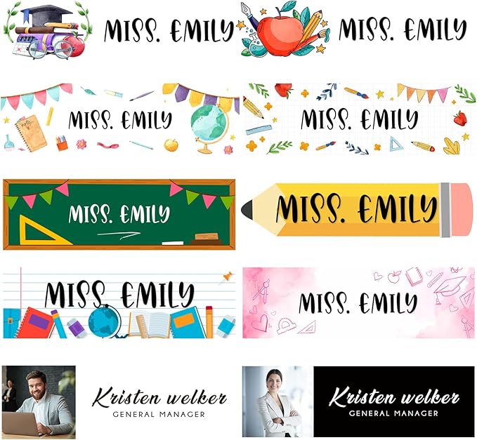 Teacher Office Desk Name Plate Personalized, Custom Name Plates - Image 7