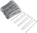FEED GARDEN 10 Inch 50 Pack Galvanized Landscape Staples 11 Gauge Anti-Rust by FEEDGARDEN