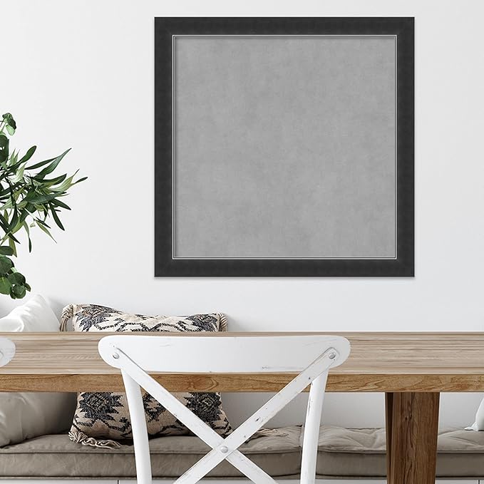 Amanti Art Black Framed Magnetic Board 23x23 Medium Vision Board - Image 5