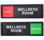 Wellness Room Sign – Privacy In Use / Available Slide Switch Sign, Premium - Image 7