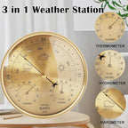 3 in 1 Barometer for Weather Station, Wall Hanging Thermometer All-Season - Image 2