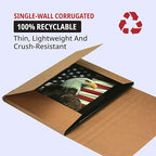 Tape Logic Literature Mailer, 12 1/8" x 9 1/8" x 2", Kraft Easy-fold mailer - Image 3