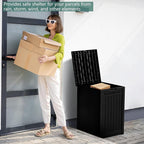 Yardgrace 55 Gallon Outdoor Storage Box, Waterproof Resin Deck Box - Image 7