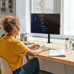 WALI Single Monitor Mount, Single Monitor Arm Desk Mount, Desk Monitors Stand - Image 5