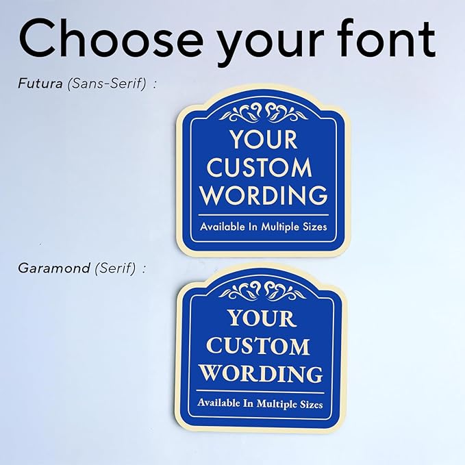Blue Steel 12x12 Personalized Custom Aluminum Decorative Waterproof Driveway - Image 9