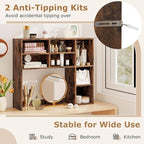 Tangkula Desktop Bookshelf, 3-Tier Desk Display Rack Organizer - Image 8