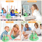 Pencil Pen Holder for Desk, 9 Slots 360 Degree Rotating Desk Organizers - Image 6