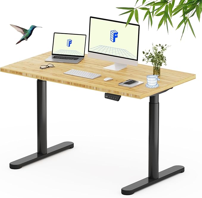FLEXISPOT Bamboo Electric Standing Desk by FlexiSpot