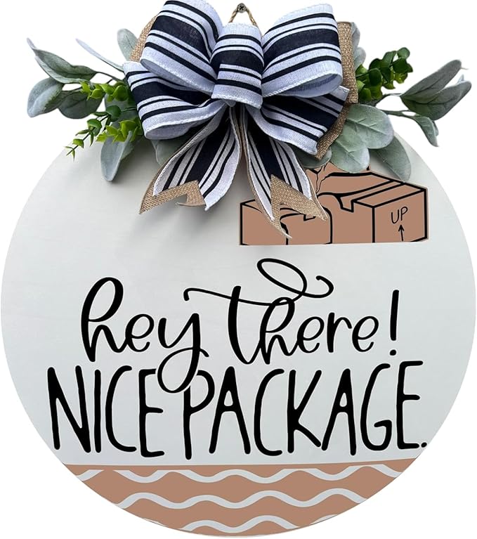Wood front door sign Wood sign Home decor Welcome sign Sign by Unknown