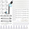 ELII 328Pcs Cable Management Kit, 8 Magnetic Cable Clips, 69Adhesive Cable by OfficeArtCraftsProducts