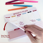 Weekly Planner Notepad – Tear-Off Weekly to do List Notepad, Weekl y Desk - Image 5