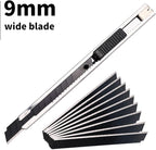 Gomake 9mm Utility Knife Replacement Blades, 60 Degree Snap Off Carbon Steel - Image 5