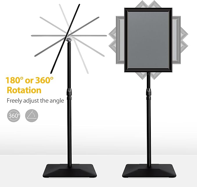 VAIIGO 3 Packs Heavy Duty Pedestal Poster Sign Stand - Image 5