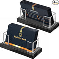 NIUBEE Acrylic Business Card Holder: Clear Plastic Business Cards Display Stand by NIUBEE
