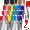 Fuutreo 32 Pcs Jumbo Permanent Markers Bulk Large Chisel Tip Permanent Markers by Fuutreo