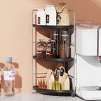 JANUS LiANG 3-Tier Corner Bathroom Organizer Countertop - Image 2