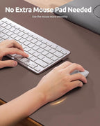 YSAGi Leather Desk Protector, Office Mat, Large Mouse Mat, Non-Slip PU Leather - Image 3