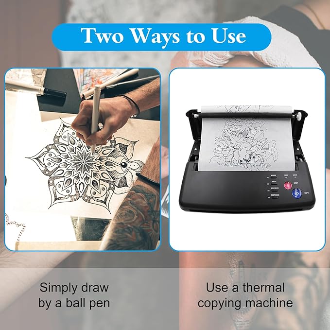 Yangna Tattoo Transfer Paper 50 Sheets A4 Thermal Stencil Paper - Image 3