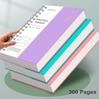 EMSHOI A5 Spiral Notebook Bullet Dotted journal, Small 5.7" X 8.22", 300 - Image 4