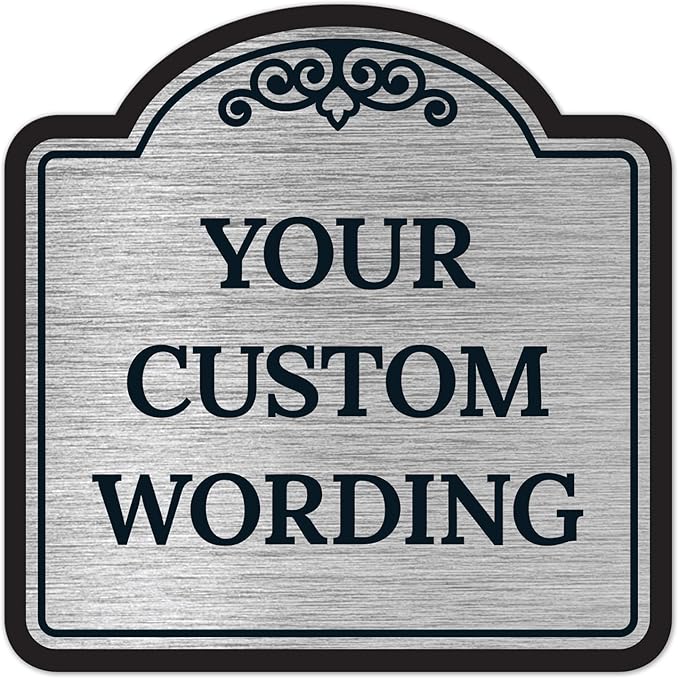 Custom Decorative Sign, Personalized Metal Sign by SigoSigns