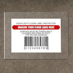 Janlaugh 50 Pcs Industrial Clear Label Protectors 10 x 13 Inch Waterproof Clear by Janlaugh