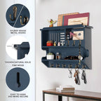 Mutsault Key Holder for Wall, Mail and Key Holder for Home Decor, Key and Mail - Image 6