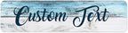 Custom Sign, Custom Street Sign, 11 Font Colors, 13 Font Styles, 4 Hole Options by MySignCenter