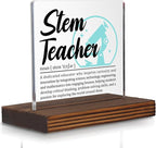 STEM Teacher Gifts, Thank You Desk Sign by Pariveca