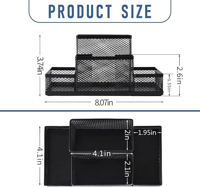 Ludato Desk Organizers Pen Holder - Image 3